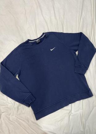 Синий свитшот nike