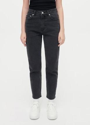Джинсы mom fit р.34
