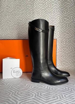 Сапоги черные