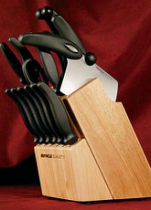 Набор профессиональных кухонных ножей miracle blade 13 в 15 фото