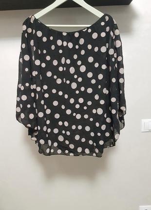 Блуза в горох италия