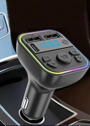 Автомобільний трансміттер fm-передавач bluetooth 5.0 car fm player g39