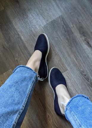 Балетки лоферы кожаные эспадрильи мокасины кожа