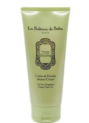 Крем-гель для душу зелений чай la sultane de saba shower gel ginger green tea
