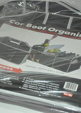 Автомобільний органайзер для багажника car boot organizer3 фото