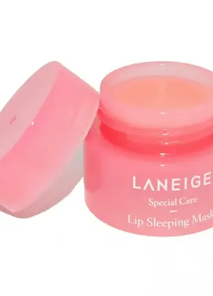 Бальзам-маска для губ з екстрактом ягід laneige lip sleeping mask mini 3ml