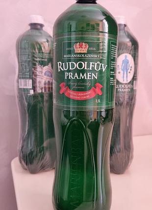 Вода rudolfuv pramen мінеральна лікувально-столова 1,5 л