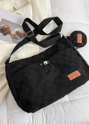 Жіноча сумка fashion bags чорна крос боді6 фото