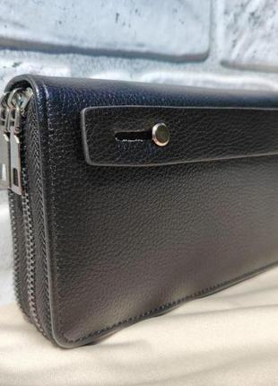 Стильное кожаное портмоне wallet (lexus). удобный и вместительный кошелек.4 фото