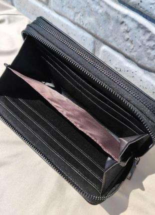 Стильное кожаное портмоне wallet (lexus). удобный и вместительный кошелек.8 фото
