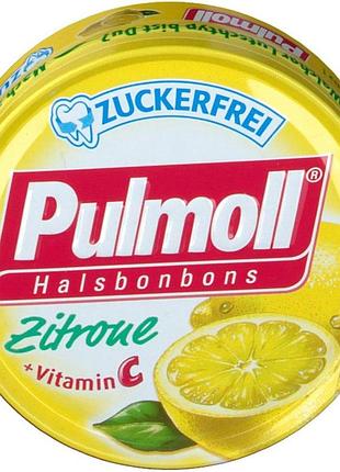 Леденцы pulmoll zitrone zuckerfrei 50g