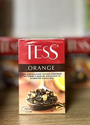 Чай черный tess orange 90 г