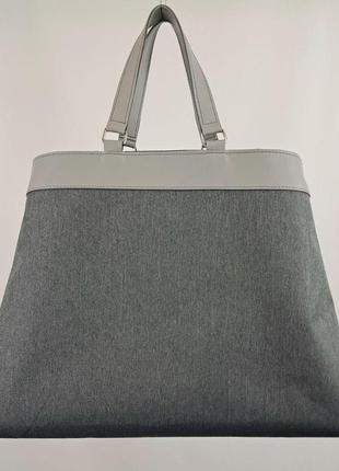 Сумка женская серая большая