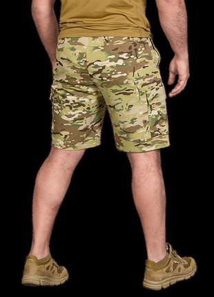 Camotec шорты военные basic multicam, армейские шорты, военные летние шорты, мужские шорты мультикам3 фото