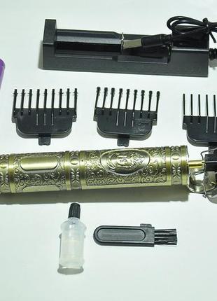 Безпровідна професійна машинка для стрижки ukc hair clipper ws-t994 фото