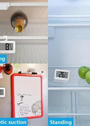 2 x термометр для холодильника, цифровий термометр для холодильника, цифровий...