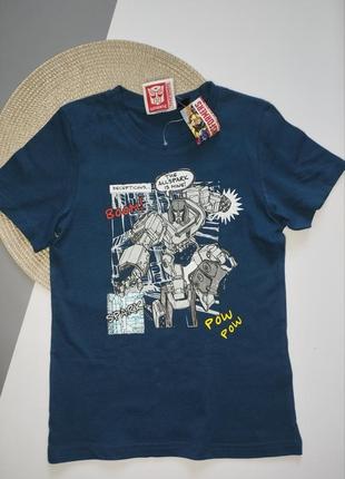 Футболка transformers на хлопчика 7-8 років (122-128 см).