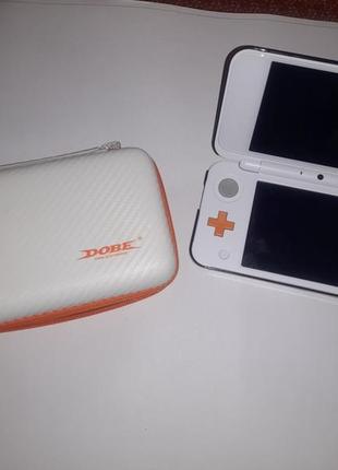 Чохол кейс сумка на змійці для new nintendo 2ds xl case з ручкою white dobe (dsi xl)