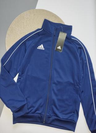 Кофта спортивная адидас, олимпийка, зепка на замок на мальчика 9-10 лет (140 см), оригинал.