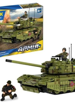 Конструктор iblock pl-921-393 армія 1017дет.,инструкція на укр мові, наліпки в комплекті короб. 63,5