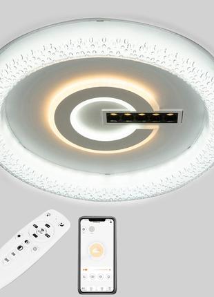 Стельова led люстра, світлодіодний світильник sunlight 6212/500