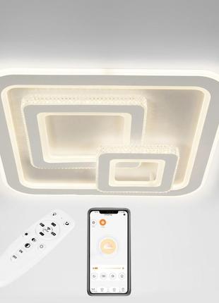 Потолочная led люстра, светильник светодиодный sunlight 6200/500