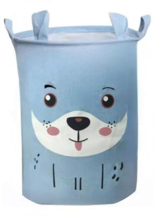 Кошик для іграшок та білизна 45 на 35 см блакитний