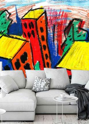 3d фотошпалери дитячі "яскравий малюнок"