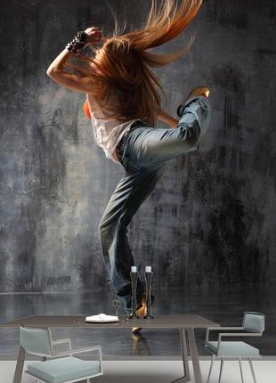 3d фотошпалери "дівчина танцює"