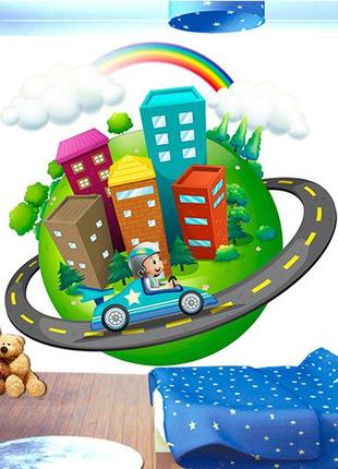 3d фотообои "путешествие вокруг земли "