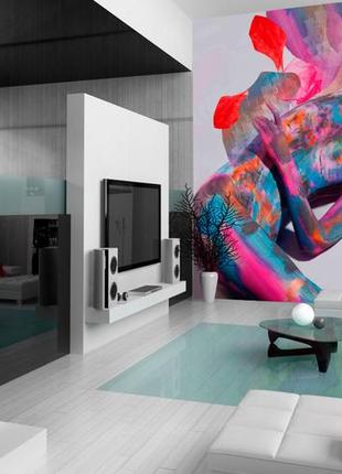 3d фотошпалер "бодіарт дівчини"