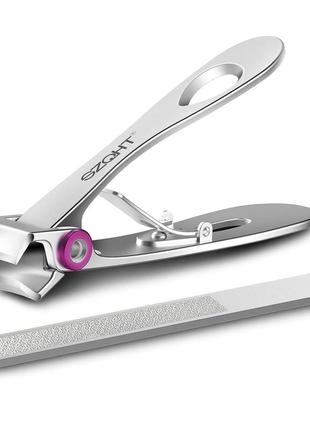 Черные кусачки для ногтей szqht, кусачки для жестких ногтей рук или толстых ногтей на ногах, прочные кусачки