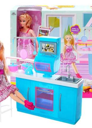 Лялька "каibibi" з кухонними меблями bld132 р.44*33,5*6,5см