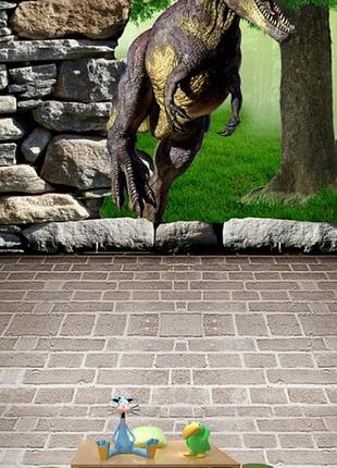 3d фотошпалер "динозавр"