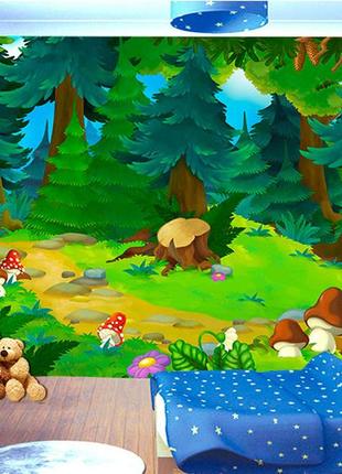 3d фотошпалер "дракон і лицар"