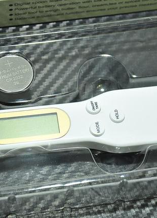 Кухонна мірна ложка вага digital spoon scale white6 фото