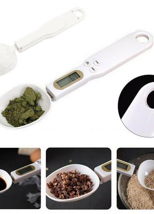 Кухонна мірна ложка вага digital spoon scale white2 фото