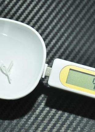 Кухонна мірна ложка вага digital spoon scale white7 фото