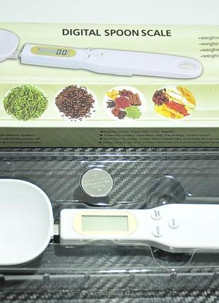 Кухонна мірна ложка вага digital spoon scale white3 фото