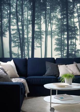 3d фотообои "лес в тумане"