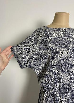 Летнее платье макси штапель натуральная ткань2 фото