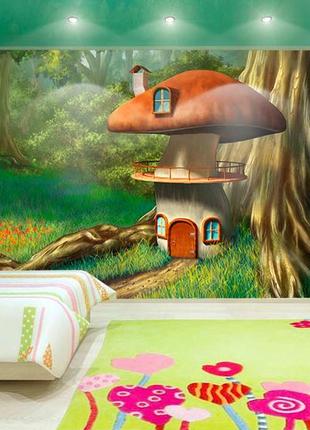 3d фотошпалер "казковий грибок"
