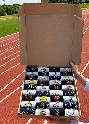 Большой мега бокс женских высоких носков 36-41 на 36 пар