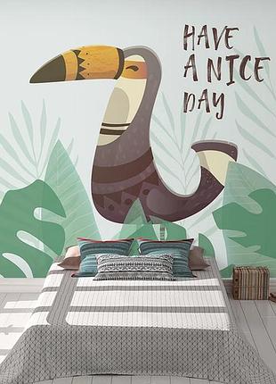 Фотообои детские "птица тукан"