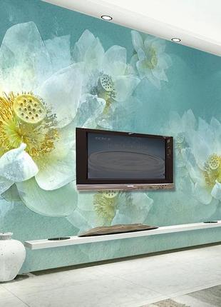3d фотошпалери "морські лілії"