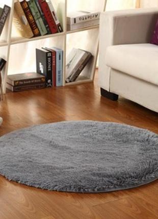 Круглый ковер со средним ворсом