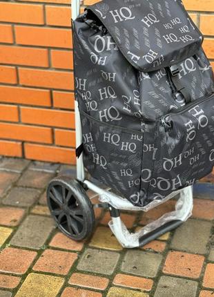 Велика господарська тачка кравчучка з сумкою візок метало каркас 98 см2 фото