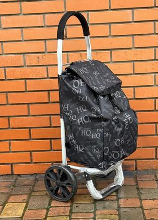 Большая хозяйственная тачка кравчучка с сумкой тележка метало каркас 100 см1 фото