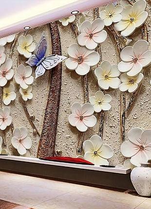 3d фотообои "маленькие цветы"