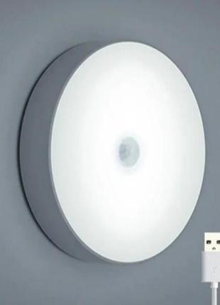 Акумуляторний світильник з датчиком руху та освітленості на магніті